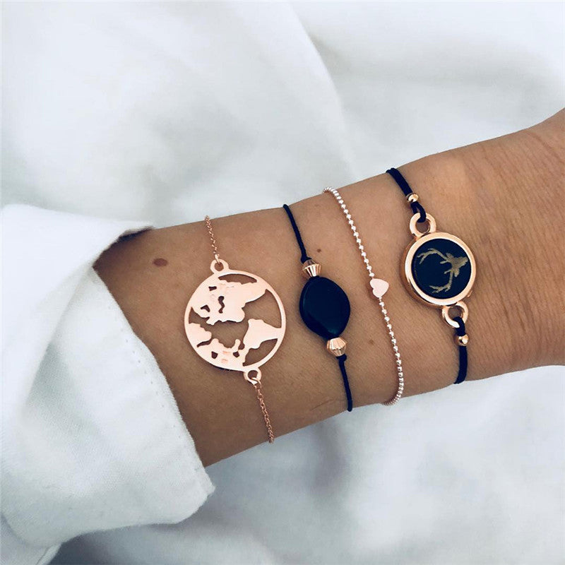 Charm Bohemian Bracelet & Bangle Set