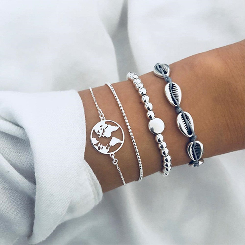 Charm Bohemian Bracelet & Bangle Set