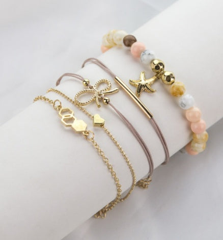 Charm Bohemian Bracelet & Bangle Set