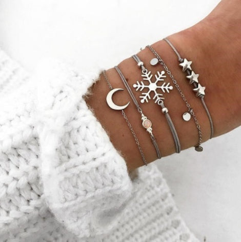 Charm Bohemian Bracelet & Bangle Set